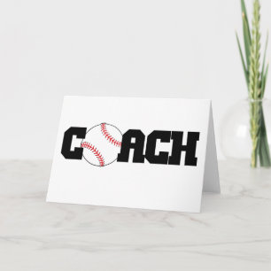Trainer mit Baseball als O Karte