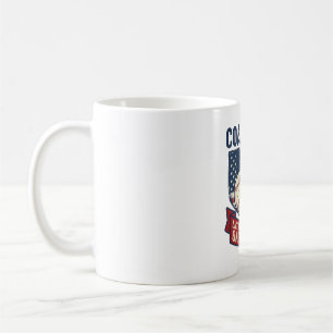 Trainer Papa Baseball Patriotisches Vintage T-Shir Kaffeetasse