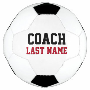 Trainer personalisierter Nachname Fußball