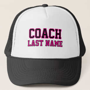 Trainer personalisierter Nachname Truckerkappe