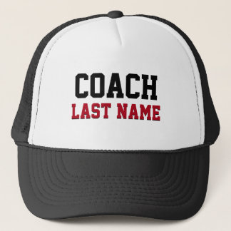 Trainer personalisierter Nachname Truckerkappe