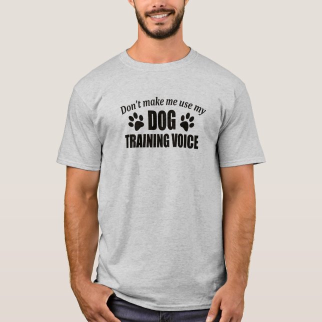 Trainer-T - Shirt der Männer Hunde (Vorderseite)