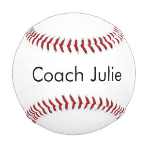 Trainer von Kinder-Baseballmannschaft Personalisie Baseball