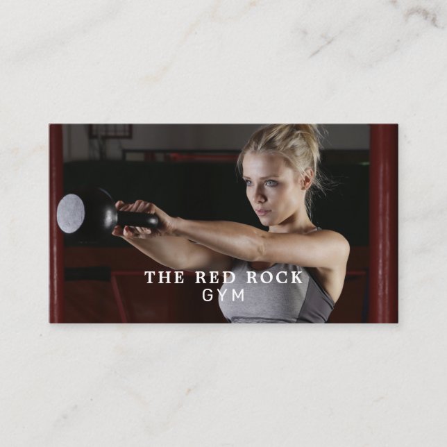 Trainerinnen, Personal Trainer, Fitnesslehrer Visitenkarte (Vorderseite)