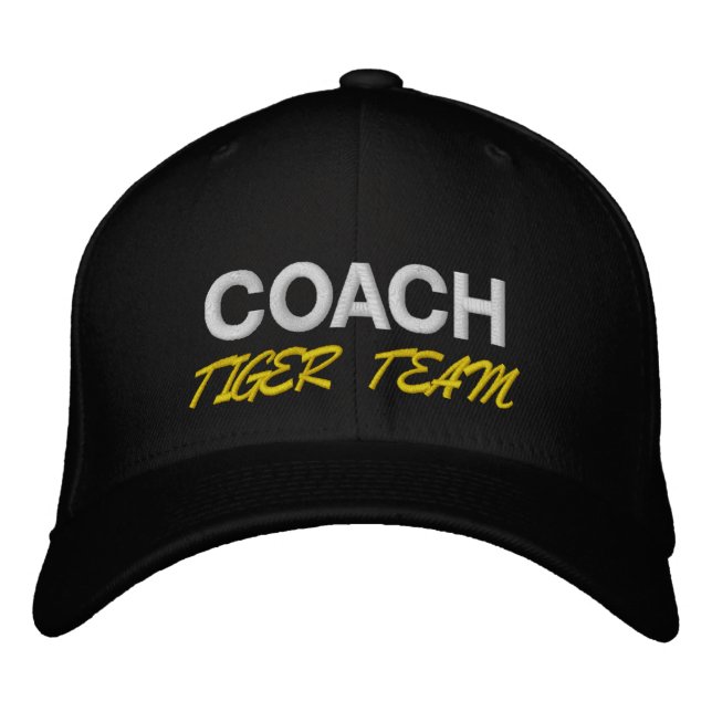 Trainersportteam Bestickte Baseballkappe (Vorderseite)
