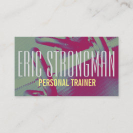 Trainerturnhallen-Artabdeckung der Fitness Visitenkarte