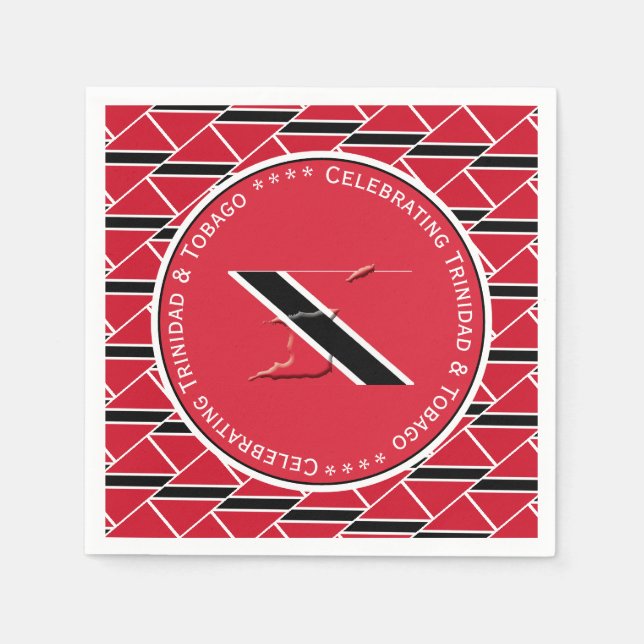TRAINIDAD & TOBAGO Foto Paper Serviette (Vorderseite)
