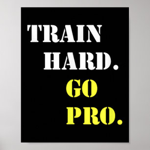 Trainiere Hart Und Werde Profi - Training - Srt - Poster