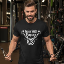 Trainiere mit Ziel – Motivierendes Fitness-T-Shirt