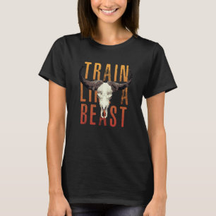 Trainiere wie ein Biest Muay Thai Jiu Jitsu MMA Fi T-Shirt