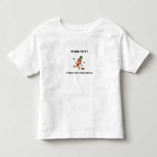 Trainieren? Ich dachte Gemüse Kleinkind T-shirt