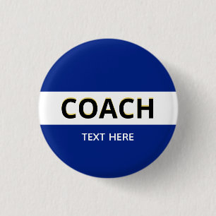 Trainierter Text auf Blau Button