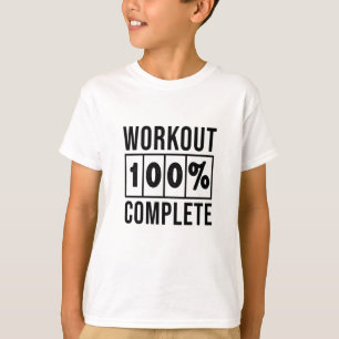 Training 100% Komplettes Training-Gymnastik-Fitnes T-Shirt