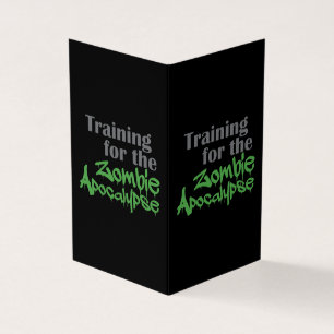 Training für das Funny Workout der Zombie-Apokalyp