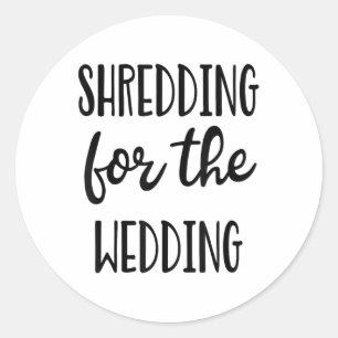 Training für Hochzeitbride Gymnastik _1 Runder Aufkleber