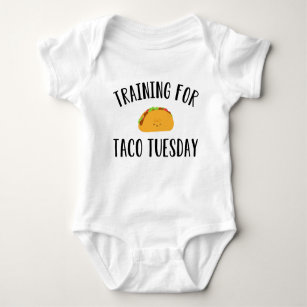 Training für Taco Dienstag Funny Baby Strampler