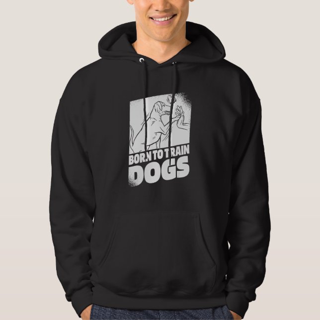 Training High Five Animal Behaviorist   Dog Traine Hoodie (Vorderseite)