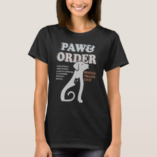 Training Hund und Katzenpfote und bestellen spezie T-Shirt