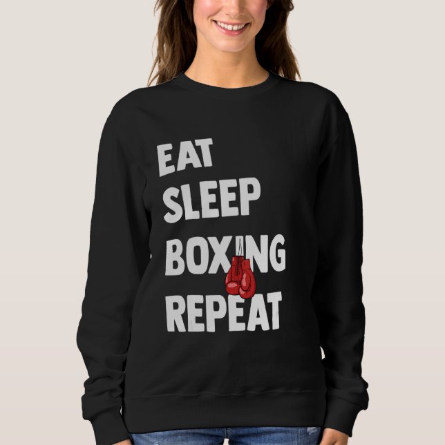 Training Jab Upper Cut Punch Knock Down 5 Sweatshirt (Vorderseite)