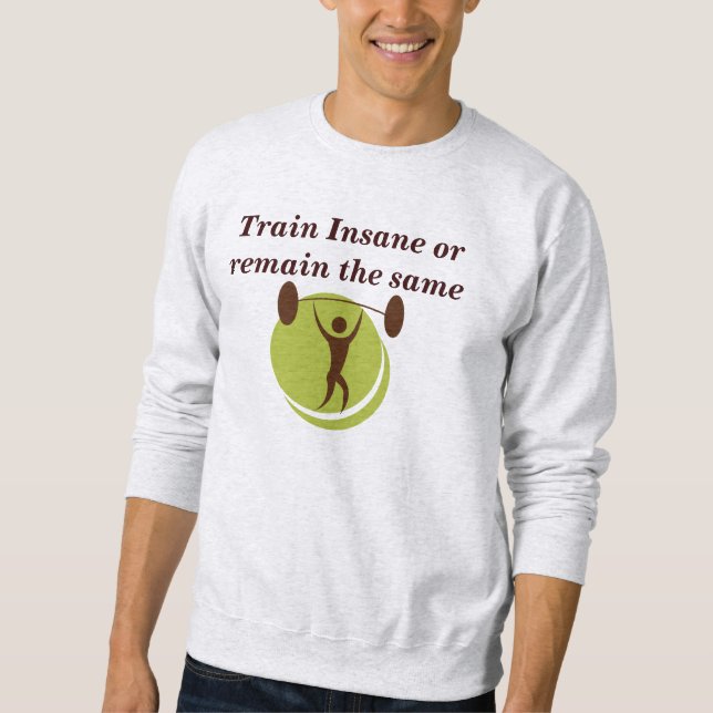 Training mit Gewichten Sweatshirt (Vorderseite)