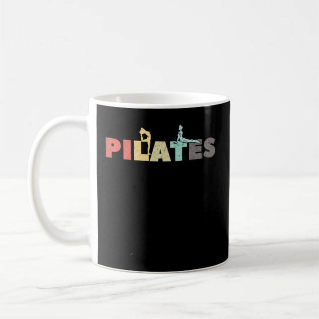 Training Workout für Pilates - Sport Pilates Kaffeetasse (Links)