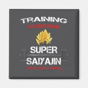 Training zum Super-Saiyajin - Spaß an Fitness Magnet