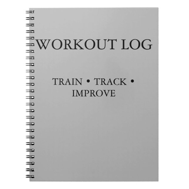 Trainings-Tracker & Trainingsjournal Notizblock (Vorderseite)