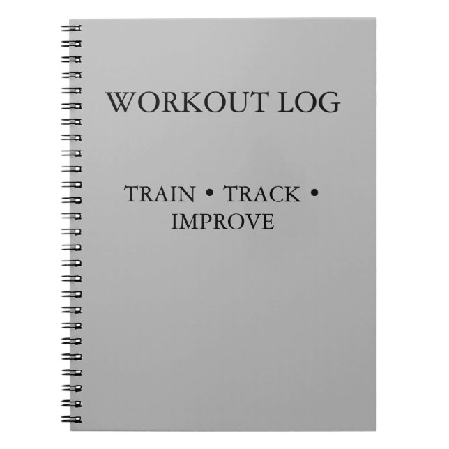 Trainings-Tracker & Trainingsjournal Notizblock (Vorderseite)