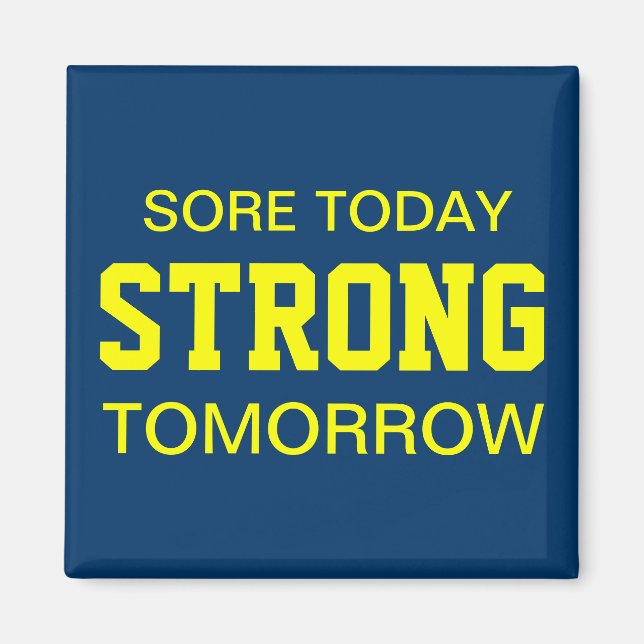 Trainingsmotivation Magnet (Vorne)