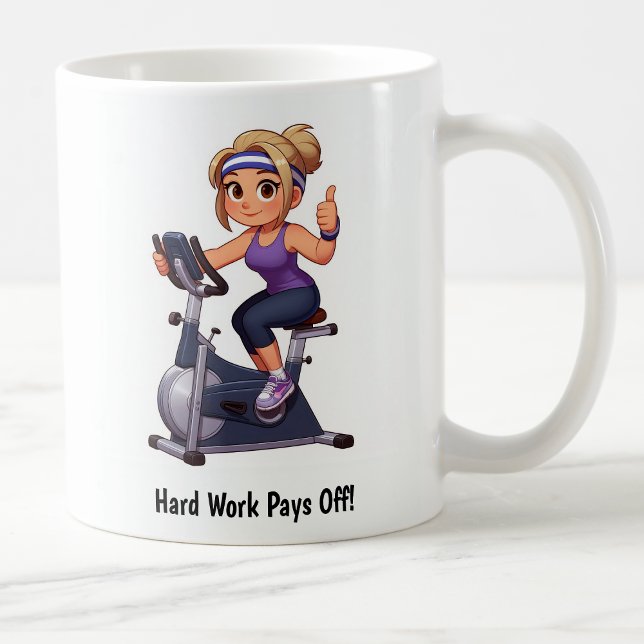 Trainingsprogramm für einstellbare Übungsfahrräder Kaffeetasse (Von Creator hochgeladen)
