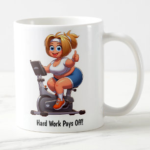 Trainingsprogramm für einstellbare Übungsfahrräder Kaffeetasse