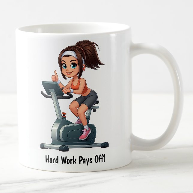 Trainingsprogramm für einstellbare Übungsfahrräder Kaffeetasse (Von Creator hochgeladen)