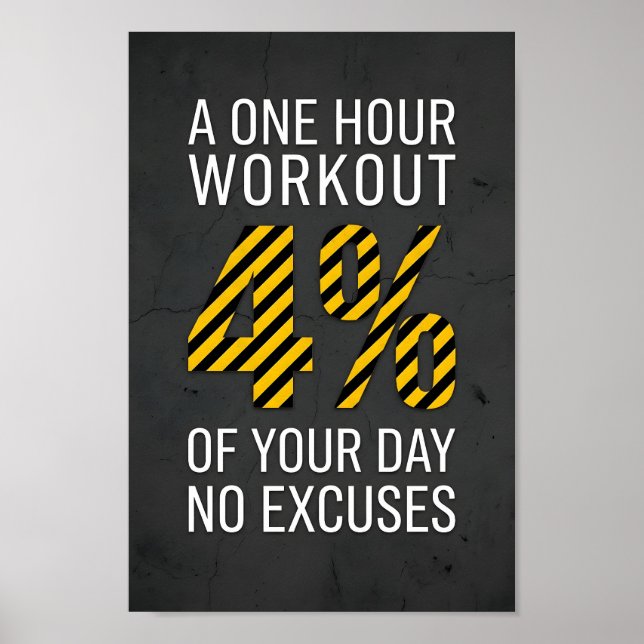 Trainingsstudio-Motivationsposter Poster (Vorne)