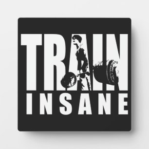 TRAINSANE - Aufzug - Gymnastiktraining Motivierend Fotoplatte