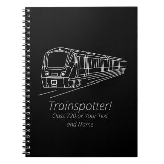 Trainspotter Class 720 UK Eisenbahn Bahn Notizblock
