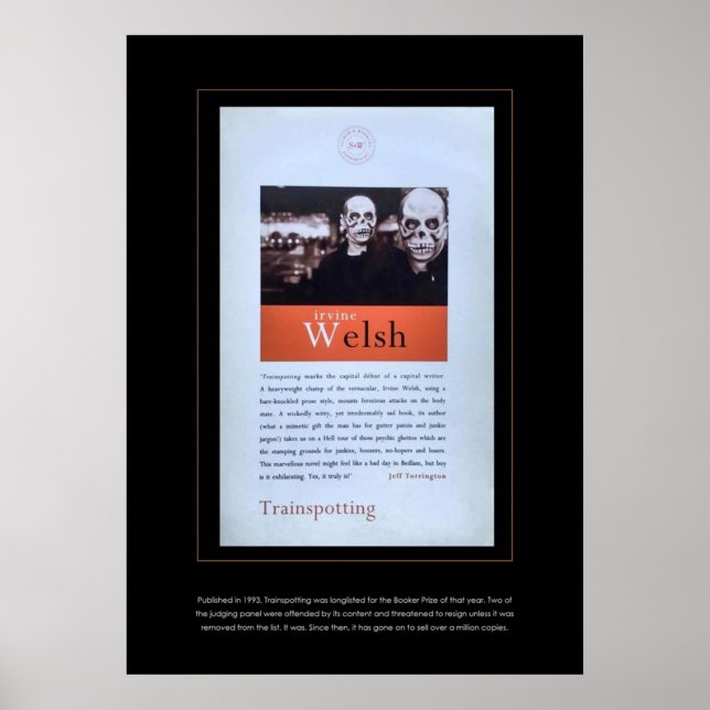 Trainspotting von Irvine Welsh Cover der Original  Poster (Vorne)