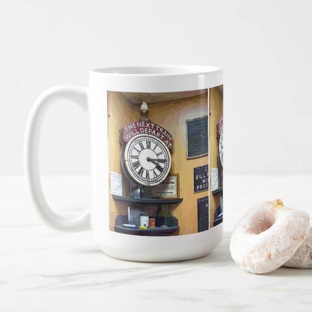 TRAINSTATIONEN KAFFEE-TASSE KAFFEETASSE (Mit Donut)