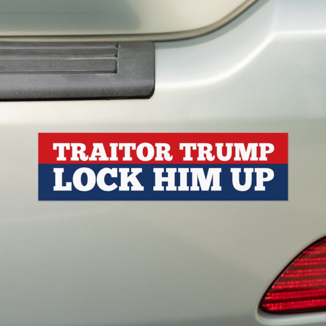Traitor Trump sperrt ihm auf Autoaufkleber (Auf Auto)