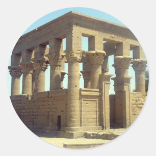 Trajan philae runder aufkleber