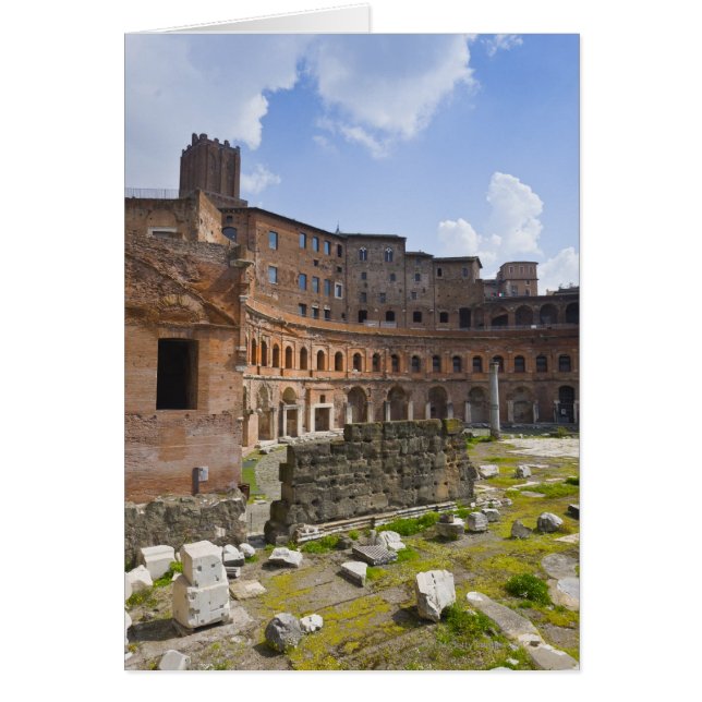 Trajans Markt (Lateinisch: Mercatus Traiani, (Vorne)