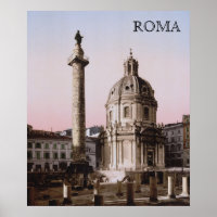 Trajans Säule in Rom (c. 1900)