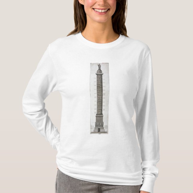 Trajans Spalte (Stich) T-Shirt (Vorderseite)