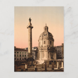 Trajanssäule, Rom, Latium, Italien Postkarte