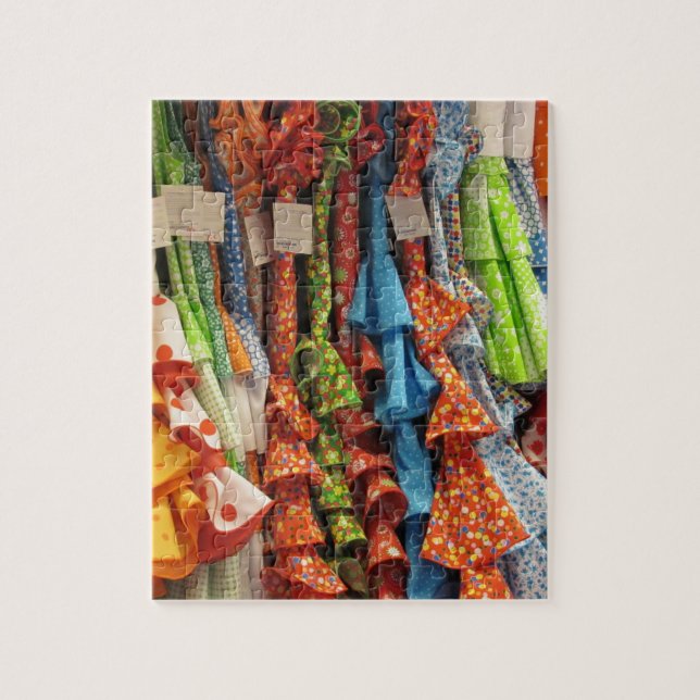 trajes de flamenca Sevilla Andalucia Feria abril Puzzle (Vertikal)