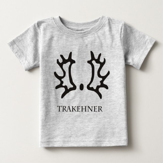 Trakehner Baby T-shirt (Vorderseite)
