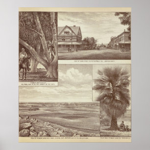 Trakt Pioneer Land Co, Porterville Poster