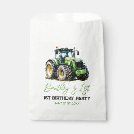 Traktor 1. Geburtstag Party Fun Farm Geschenktütchen