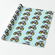 Traktor am Holidays Wrapping Paper
