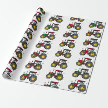 Traktor am Holidays Wrapping Paper