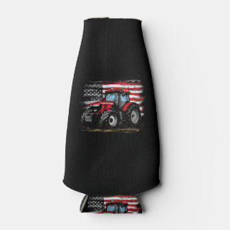 Traktor Amerikanische Vintage-Farm Landwirtschaft Flaschenkühler